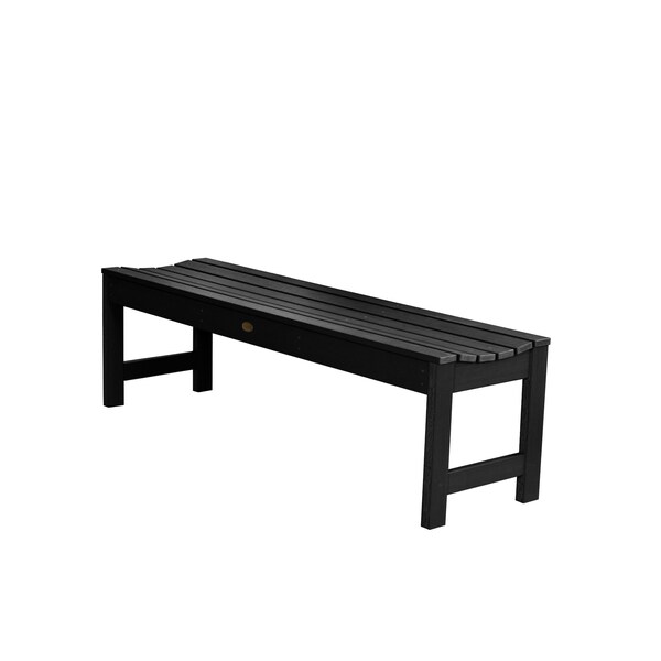 Highwood Usa 5ft Lehigh Picnic Bench Outdoor Furniture for Patio, Backyard, Garden AD-BENN1-BKE - main